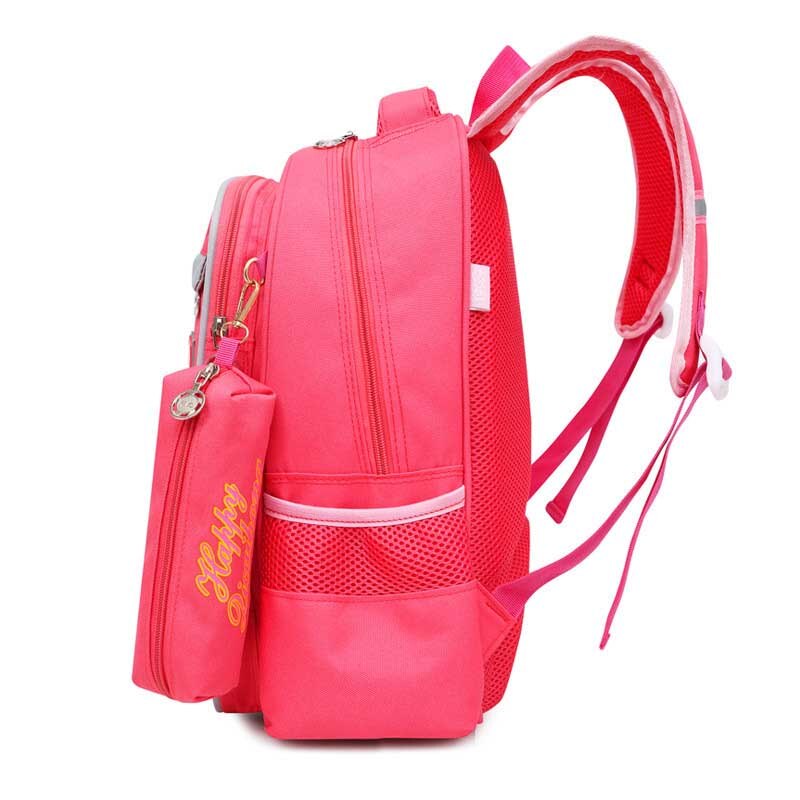 Crianças sacos de escola faixa reflexiva crianças mochila em primária mochila para meninas meninos mochilas à prova dwaterproof água infantil