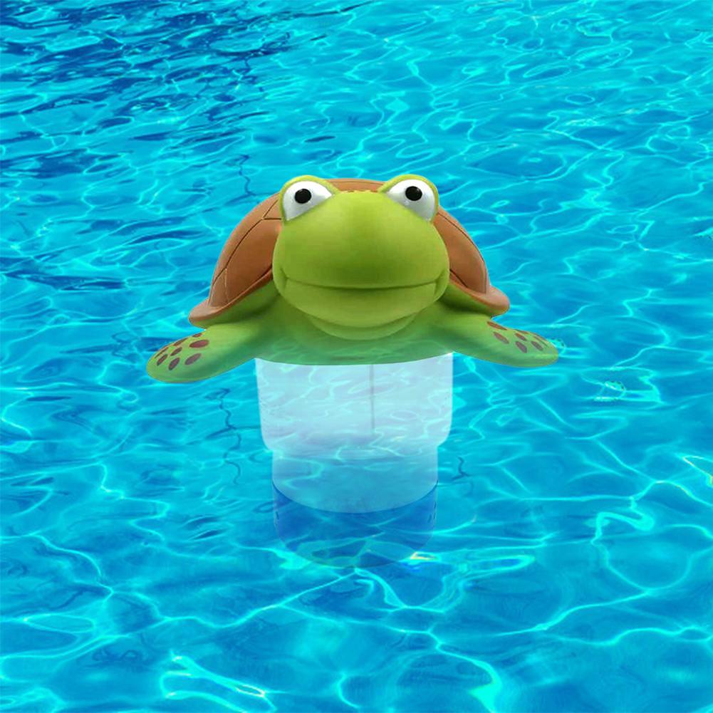 Pool Chlorine Floater Nontoxic Safe Swimming Pool Chlorinator Animal Pool Chlorine Dispenser For 3inch Tablet