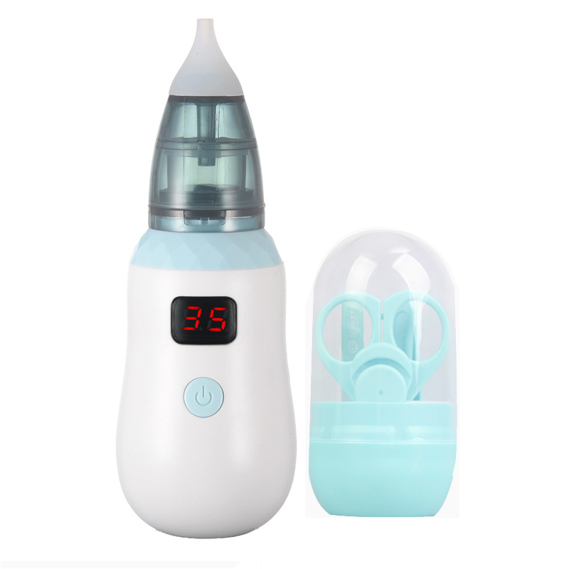 Elektrisk baby nasal aspirator elektrisk næse renere sniffling udstyr sikkert hygiejnisk næse snot renere til nyfødte dreng piger: 03
