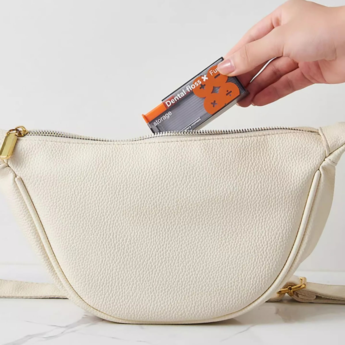 Automatische Zahnseide Lagerung Kasten Pop-hoch Zahnseide Spender Mit 10Stck Zahnseide Zahn Oral Hygiene Pflege Tragbare