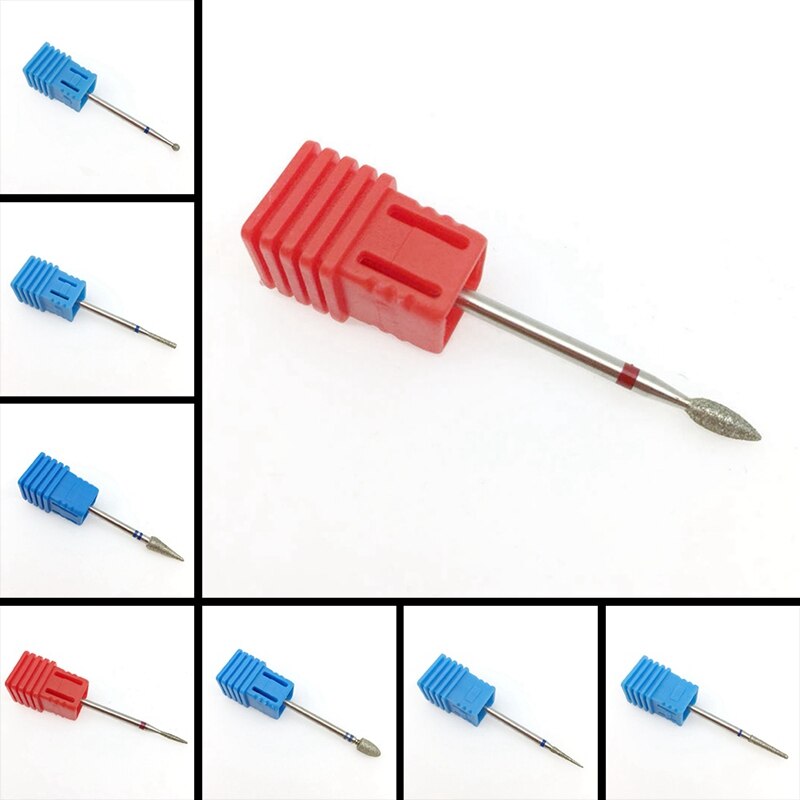 Mode Diamant Draaien Nail Boren Cuticle Cutter Voor Manicure Nagelvijlen Elektrische Frezen Burr Grinder Machine Gereedschap 1Pc