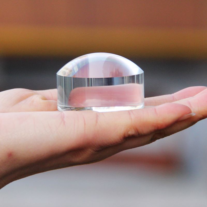 Paper Weight Desktop Magnifier Acrylic Lens Magnifying Glass Table Paperweight Magnifier Reading 50mm 60mm 80mm 100mm Crystal