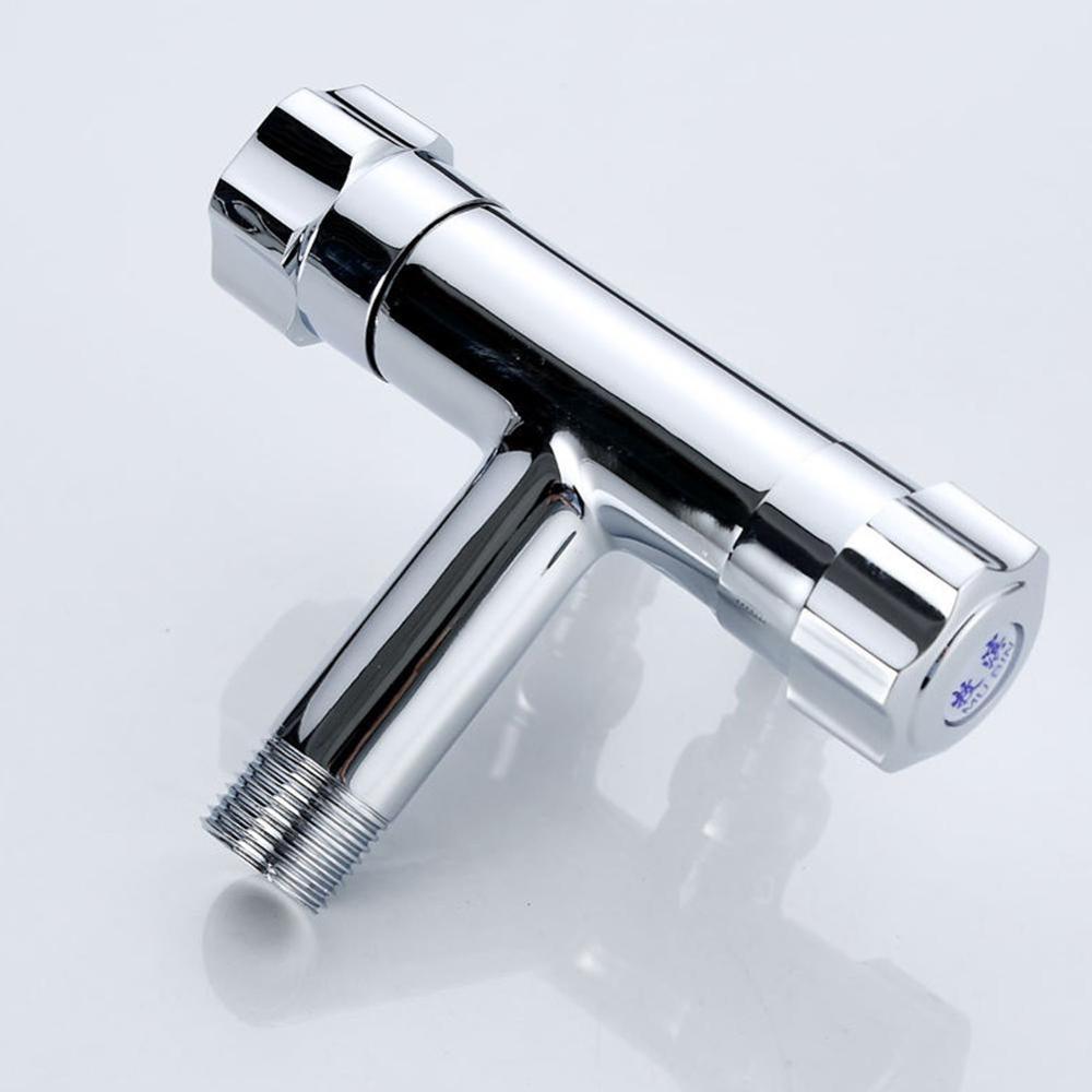 Messing Valve Badkamer Douche Kraan Water Splitter Douche Ventiel Mondstuk Diverter Mengkraan Converter Water Voor Douchestraal I8A7