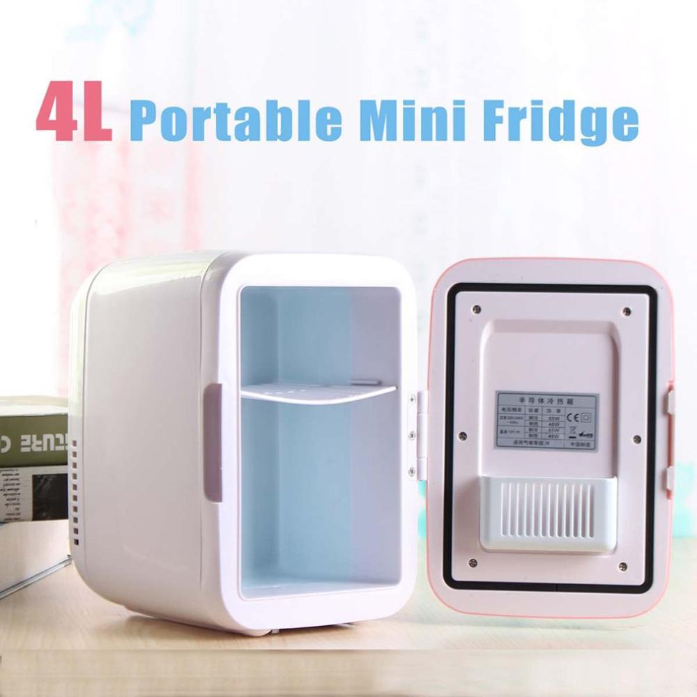 4L Mini Fridge Refrigerator Portable Car Freezer Car Refrigerator Cooler Heater Universal Vehicle Parts