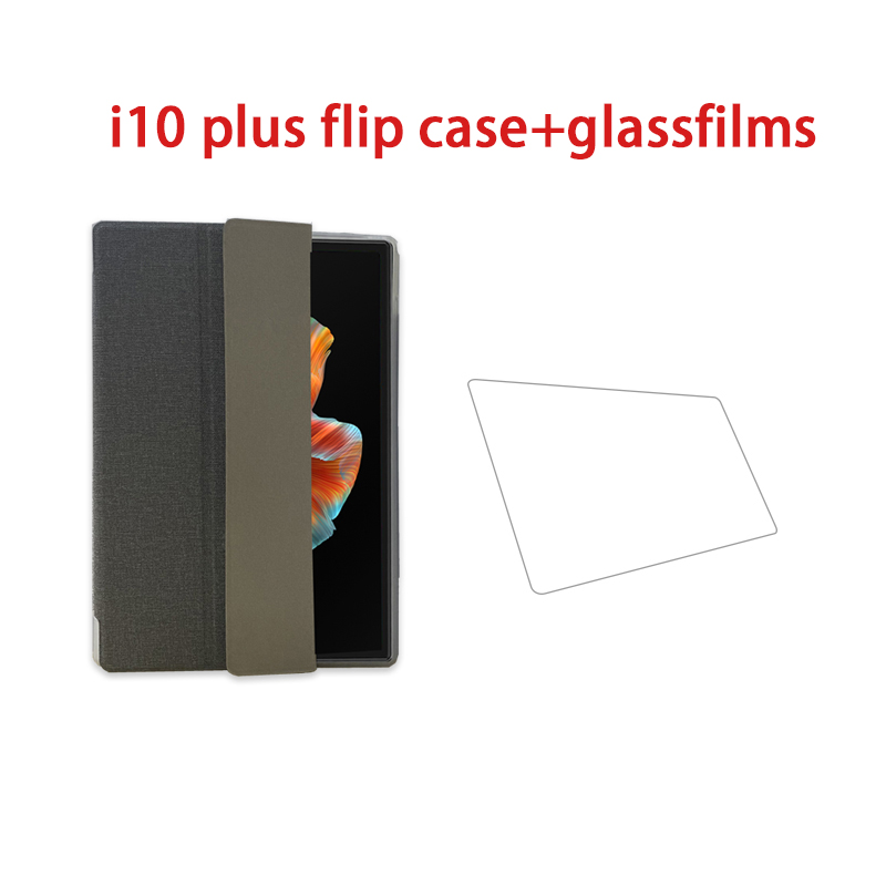 BMAX i10Plus Original Tablet Case 10.1 inches Leather Cover Bluetooth Keyboard Glass Protector Screen