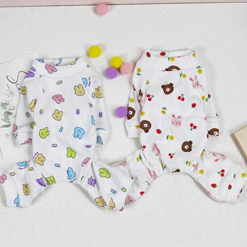 Hond Kleren Huisdier Rompertjes Schattige Beer Lente Zomer Pyjama Cloting Voor Kleine Honden Poedel Chihuahua Yorkie Kat Puppy Huisdieren Kleding