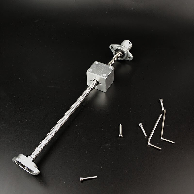 Kande Bearings 1 set Horizontal Screw Rod or 1 set Vertical Screw Rod 200mm- 500mm