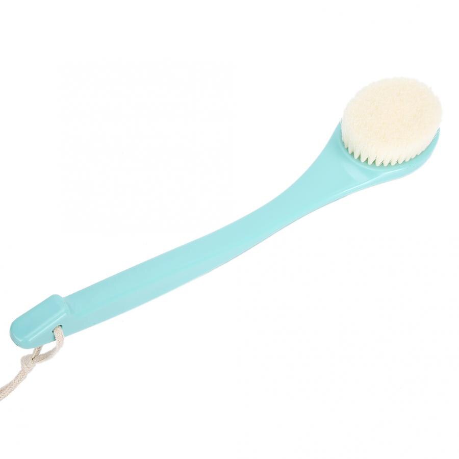 38 Cm Lange Handvat Baden Douche Zachte Borstel Massage Voor Volwassen Baby Groen