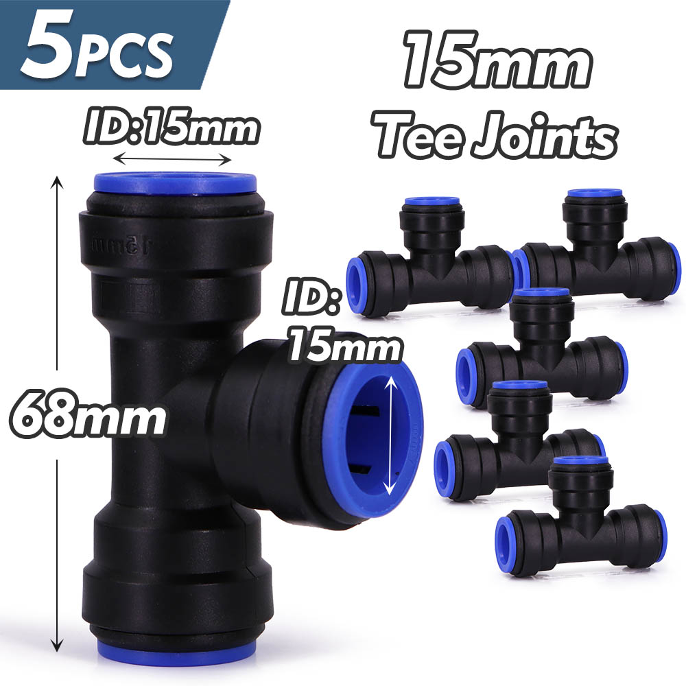 1/2" Garden Bubbler Irrigation Watering System 360° Adjustable Sprinkler 15 to 6mm Quick Connect Micro Drippers Sprayer PE Hose: black