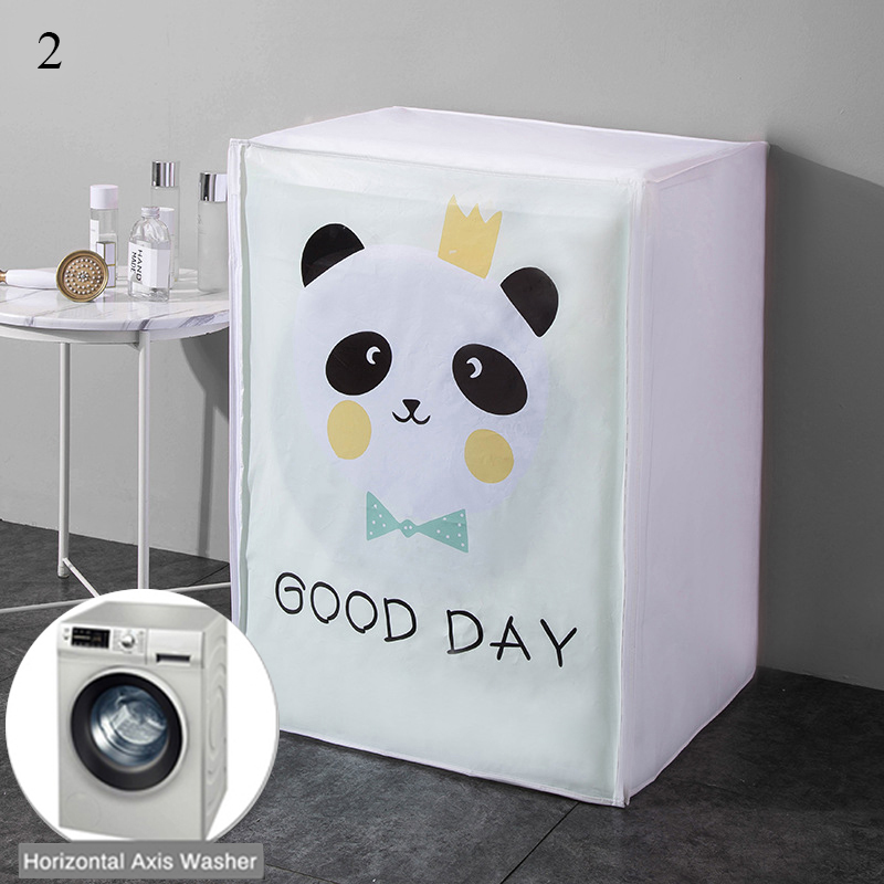 Top Loading Front Loading Washing Machine Cover Waterproof For Drum Washing Machine Case Dust Cover For Pulsator Washing: panda 2