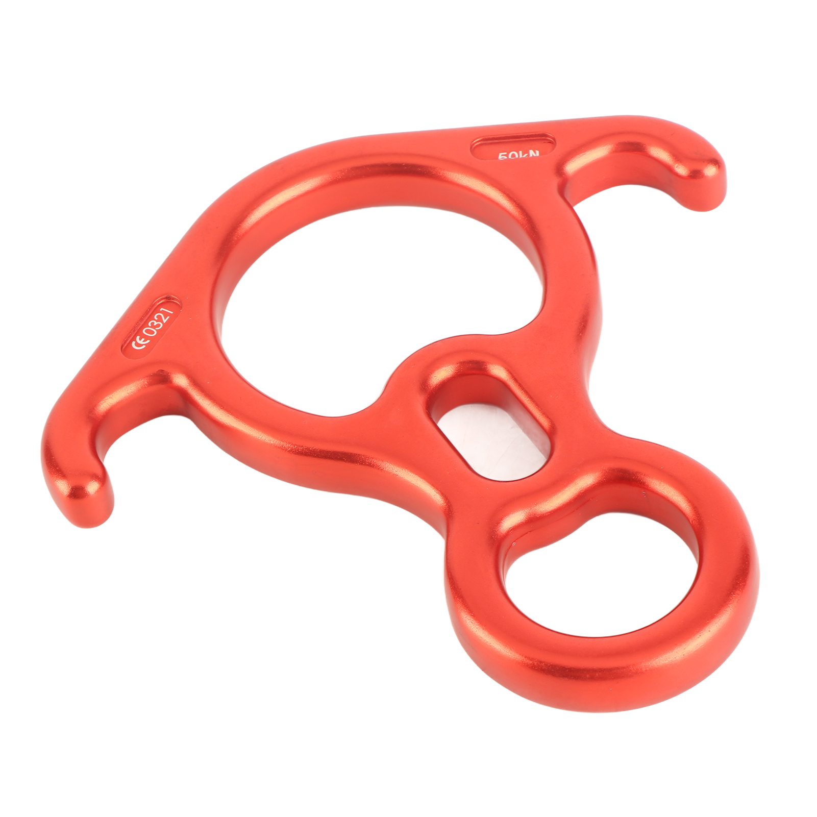 Figura de 50KN, descenso de cuerda de 8 palabras, Rappel, equipo de escalada en roca, descenso de 50KN, escalada, descenso de 8 cuerdas