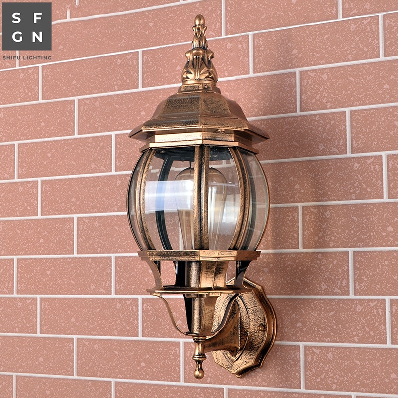ledet utebelysning vegglys utelys med ledet balkonglys aluminium  e27 lampe