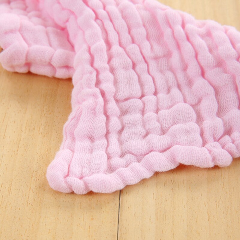 Small Towel 25*25cm Soft Cotton Hand Towel for Adults and Children Handkerchief Quick-Dry Bathroom Solid Color Face Towel