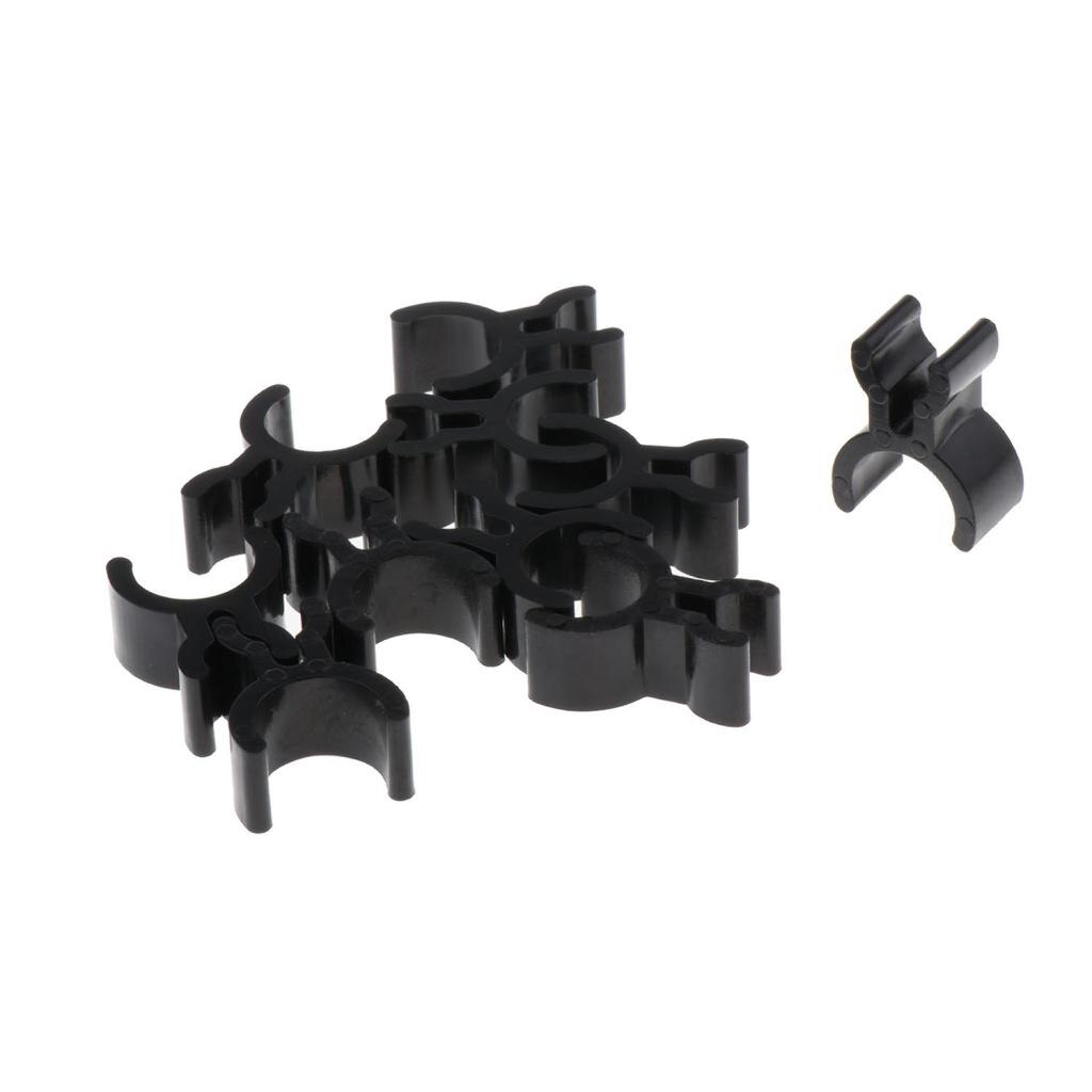10 stücke Französisch Horn Bleistift Clips Trompete Stift Clip Halter Schwarz 2,5X1,2 cm