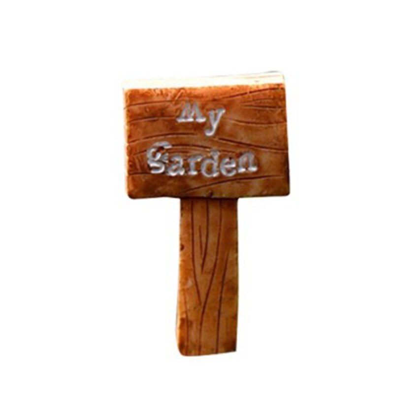 Micro Landscape Decoration Forest Guide Sign Mini Garden Landscape Miniature Ornaments DIY Scenery DC120: 1
