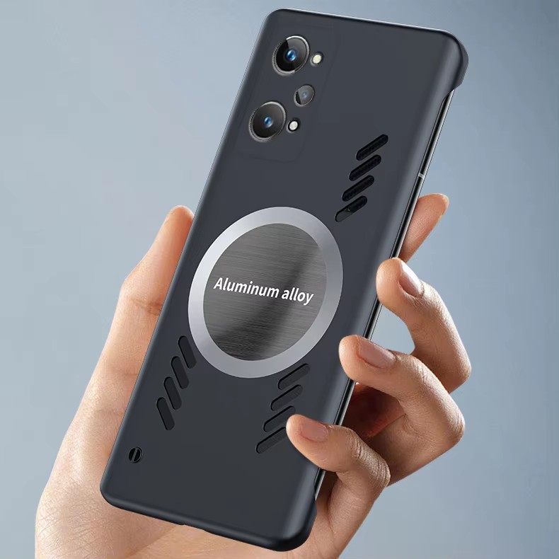 Schutzhülle aus robustem pc mit wärmeableitung für oppo realme gt neo 3 3t 2 2t 5 , auch für oppo realme  gt 2 Profi  gt2 geeignet.