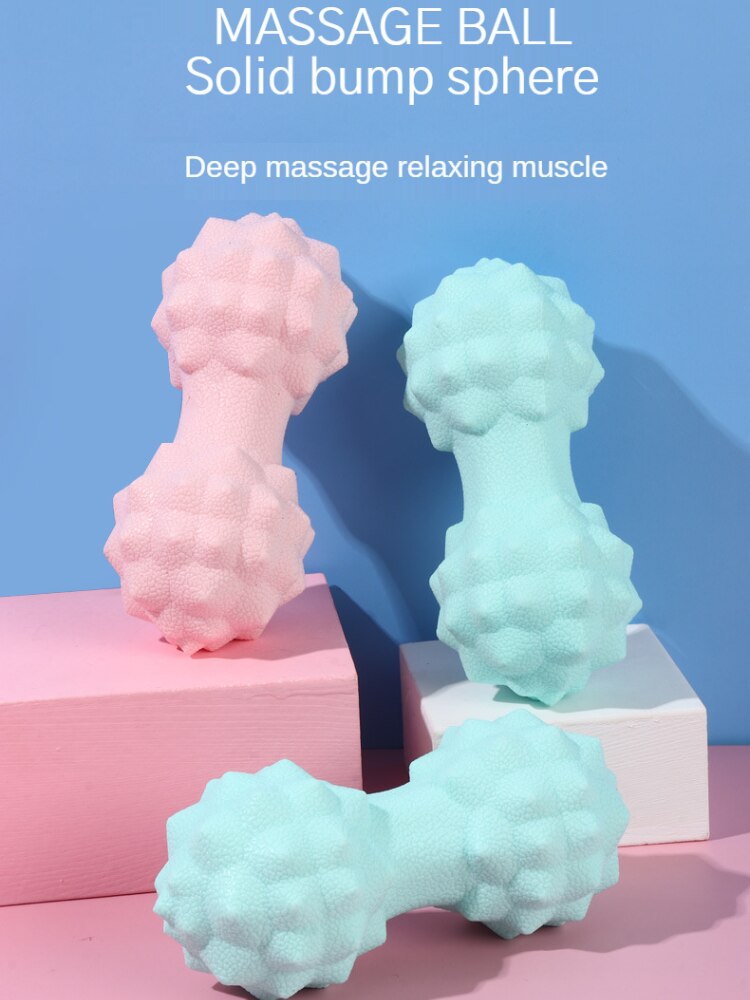 Spot bump yoga ball TPR fascia ball 6-color massage ball muscle relaxation durian ball