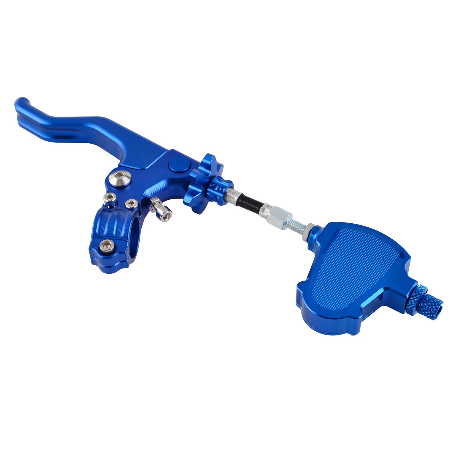 Levier d&#39;embrayage court, système de câble facile à tirer, pour Kawasaki Z650 Z750 Z900 Z800 Z1000 ZX6R ZX10R KX125 KX250 KX250F KX450F KLX: Set Blue