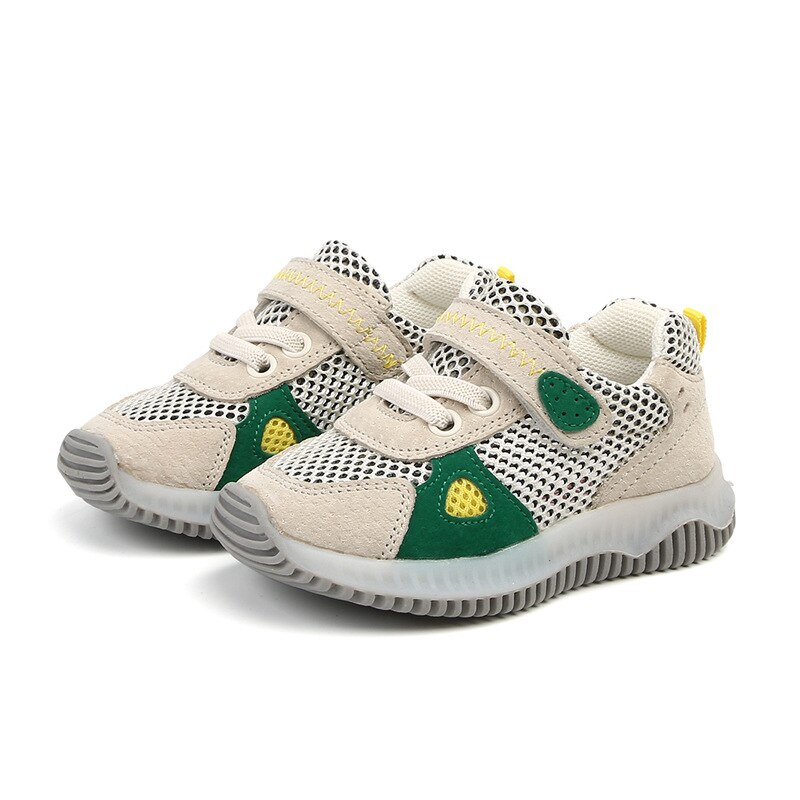 Zapatos Deportivos informales para niños y niñas, zapatillas de malla transpirables, a la , para primavera y otoño