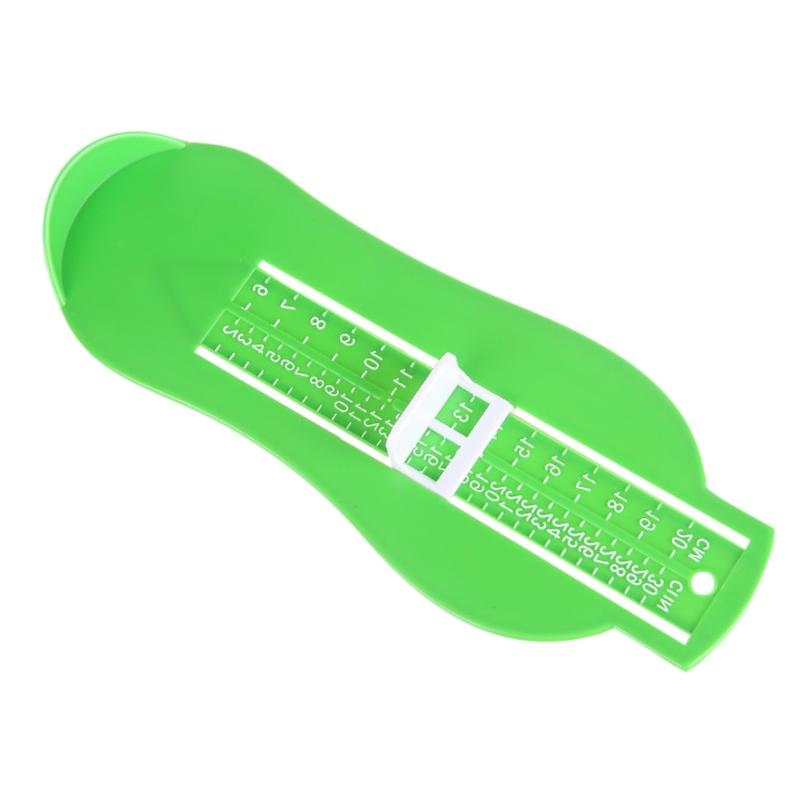 Kid Infant Voet Maatregel Gauge Schoenen Maat Meten Heerser Apparaat Kinderen 6-20Cm: Green