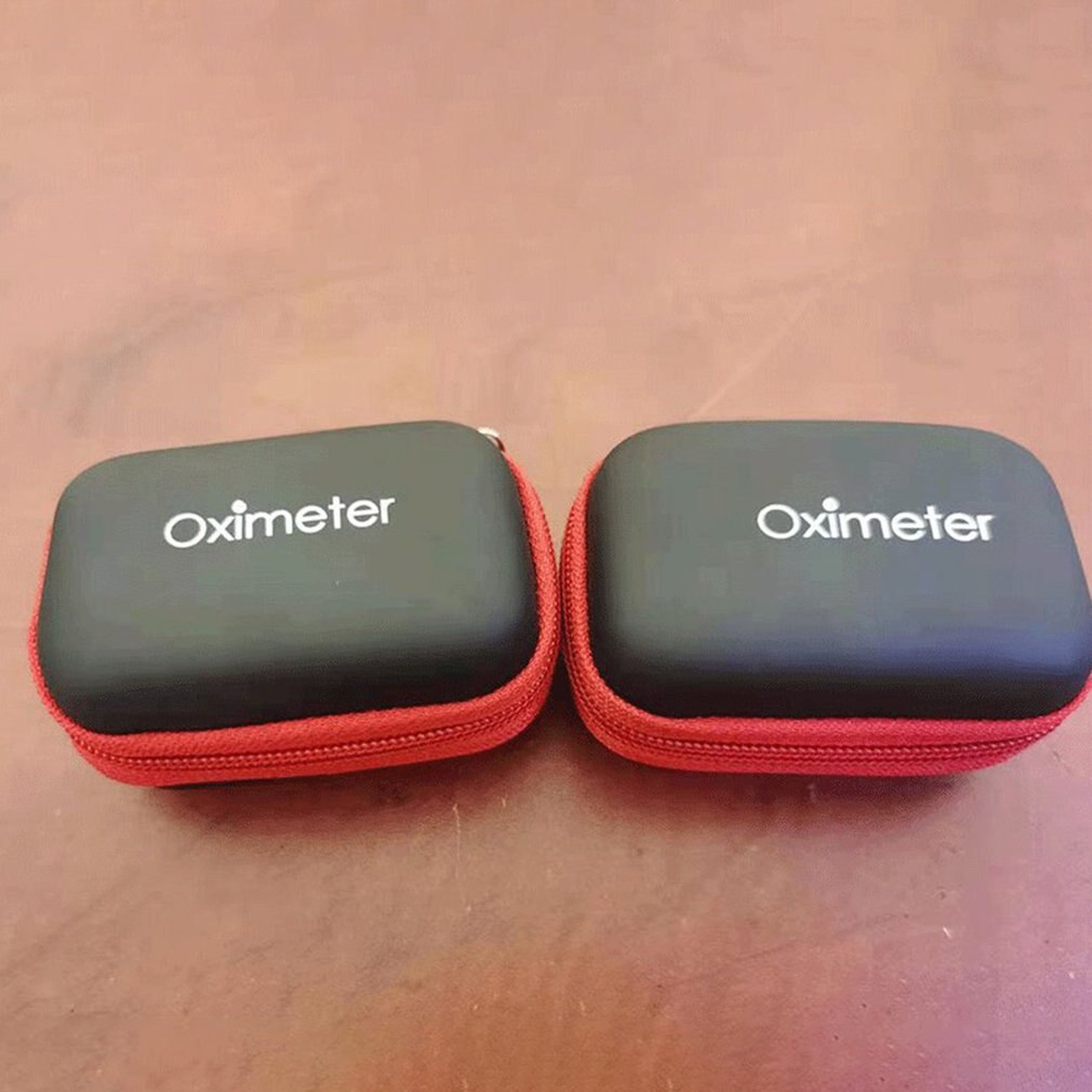 Vingertop Pulsoxymeter Tas Oximeter Opbergtas Beschermende Box Gereedschapstas Eva Oximeter Rits Houder Redelijke Layout