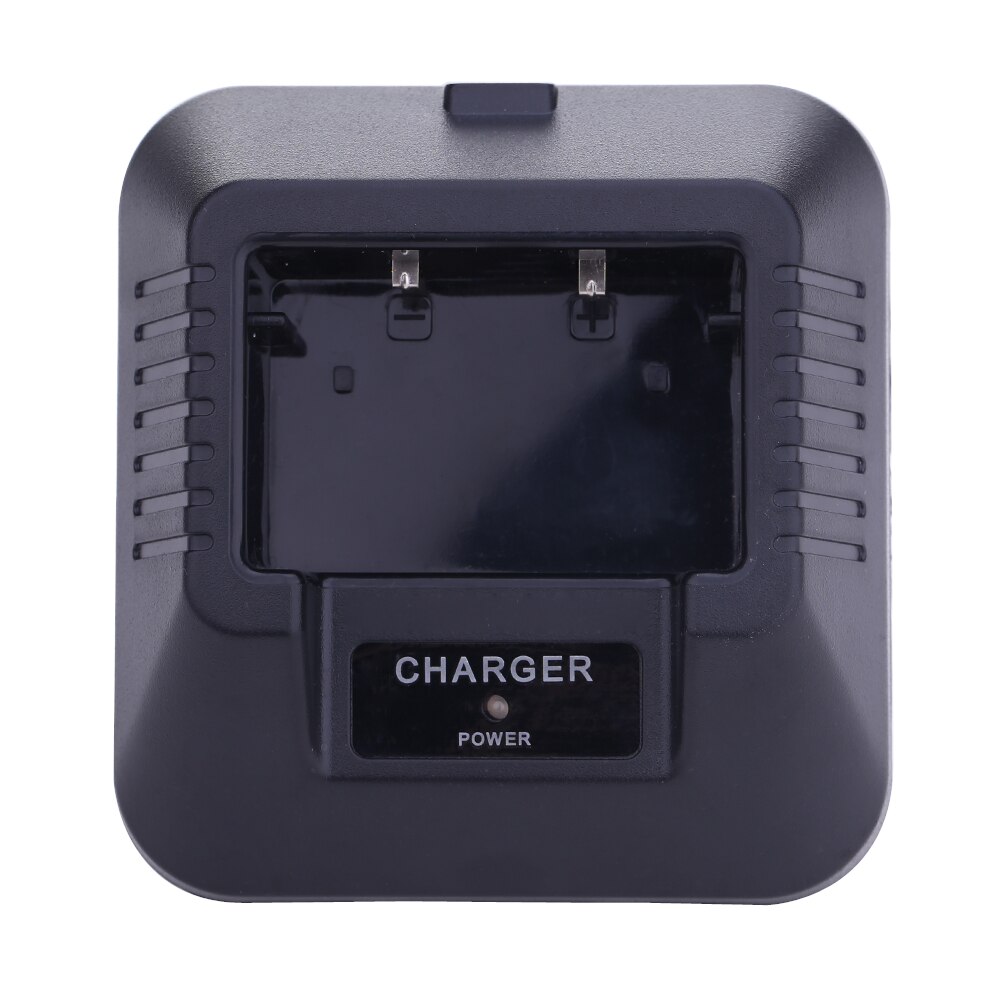 Li-ion Battery Charger Adapter with Charging Indicator PTT Radios Charge Docking Station for BaoFeng UV-5R Series Walkie Talkie