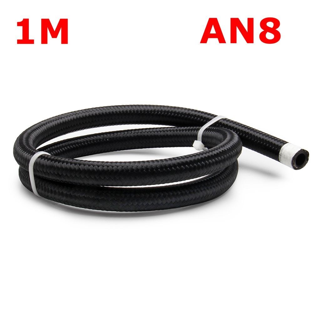 1M ein4 ein6 ein8 ein10 ein12 Kraftstoff Schlauch Öl Gas Kühler Schlauch Linie Rohr Rohr Nylon Edelstahl Geflochtene innen CPE Gummi TF-1007: Lavendel