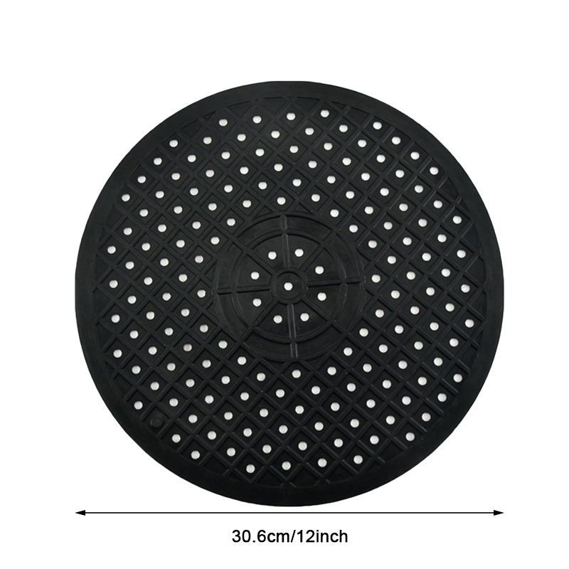 Zachte rubberen gootsteenmat Antislip Thuis Warmte-isolatie Drogen Protector Cover Quick Drain Pad Home Keukenaccessoires Gootsteenpad: Rood