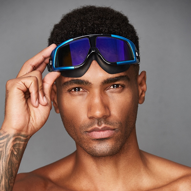 Swimming Glasses Myopia Goggles Waterproof Anti-fog Goggles with Diopters Sport Adjustable Reading for Women and Men Set Acetate