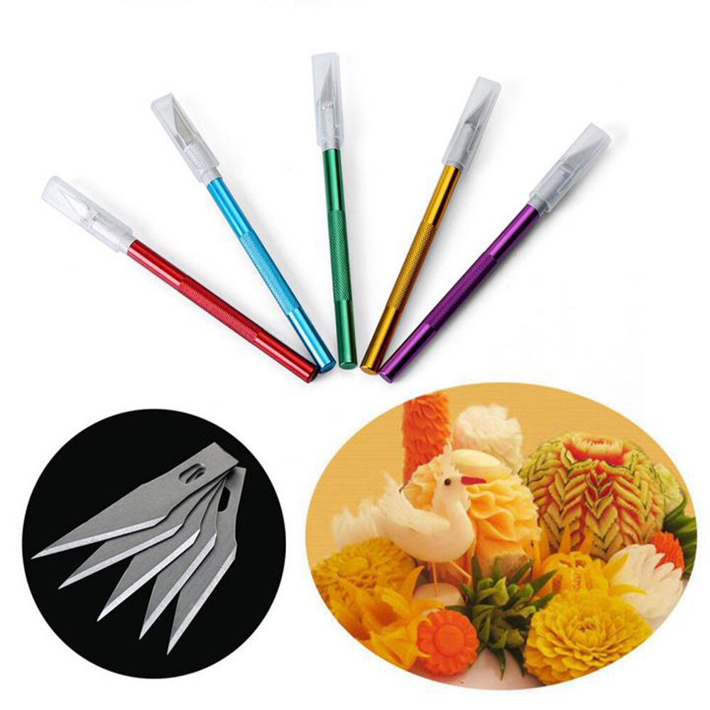 1PCS Exacto Knife Style + 6 blades #11 x-acto sculpting knife Carving Pen Scalpel Knife Tools Hobby Crafts Cutting Art