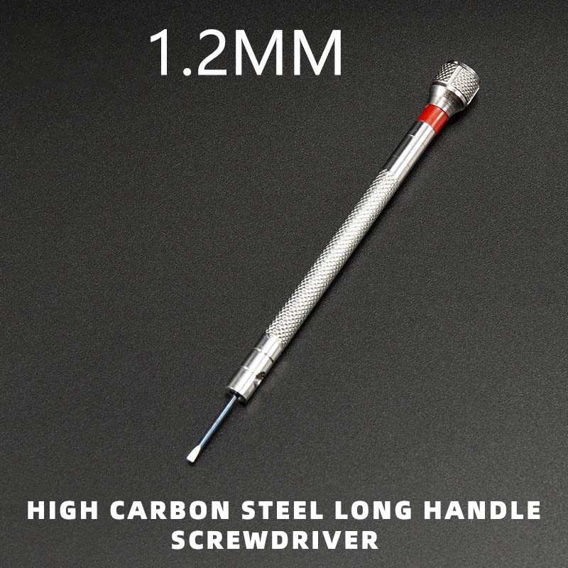 Kit de herramientas de reparación de relojes, mini juego de destornilladores para gafas, ordenadores, portátiles, destornilladores de precisión, kit de fabricación de relojes: Grey