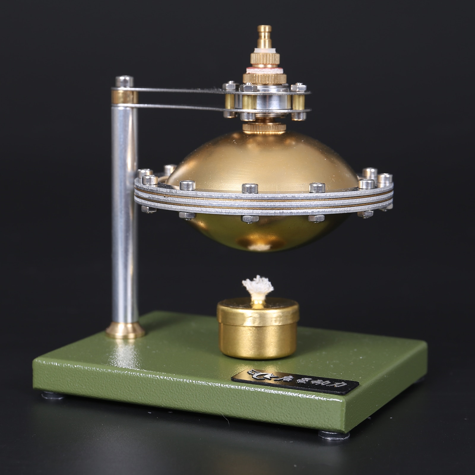 Ufo Spin Schorsing Air Stirling Engine Motor Stoom Warmte Elektriciteit Generator Machine Onderwijs Model Speelgoed Kits