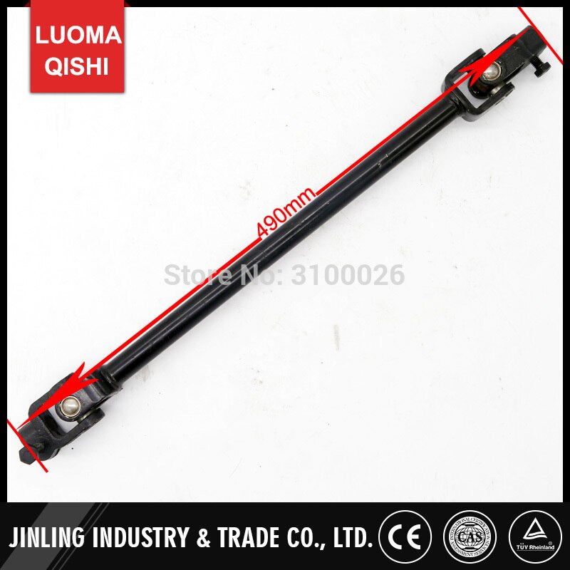 490mm 30T Steering Knuckle Go Kart U joints Shaft of China HAMMERHEAD KINROAD 168F 110CC 150CC Go Golf Cart Buggy UTV Bike Parts