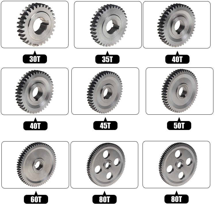 Spedizione gratuita ovest opaco SIEG: ingranaggio del tornio di piccoli ingranaggi del tornio in famiglia per C2 C3 dimensione del foro 12mm, tornio 9518D.