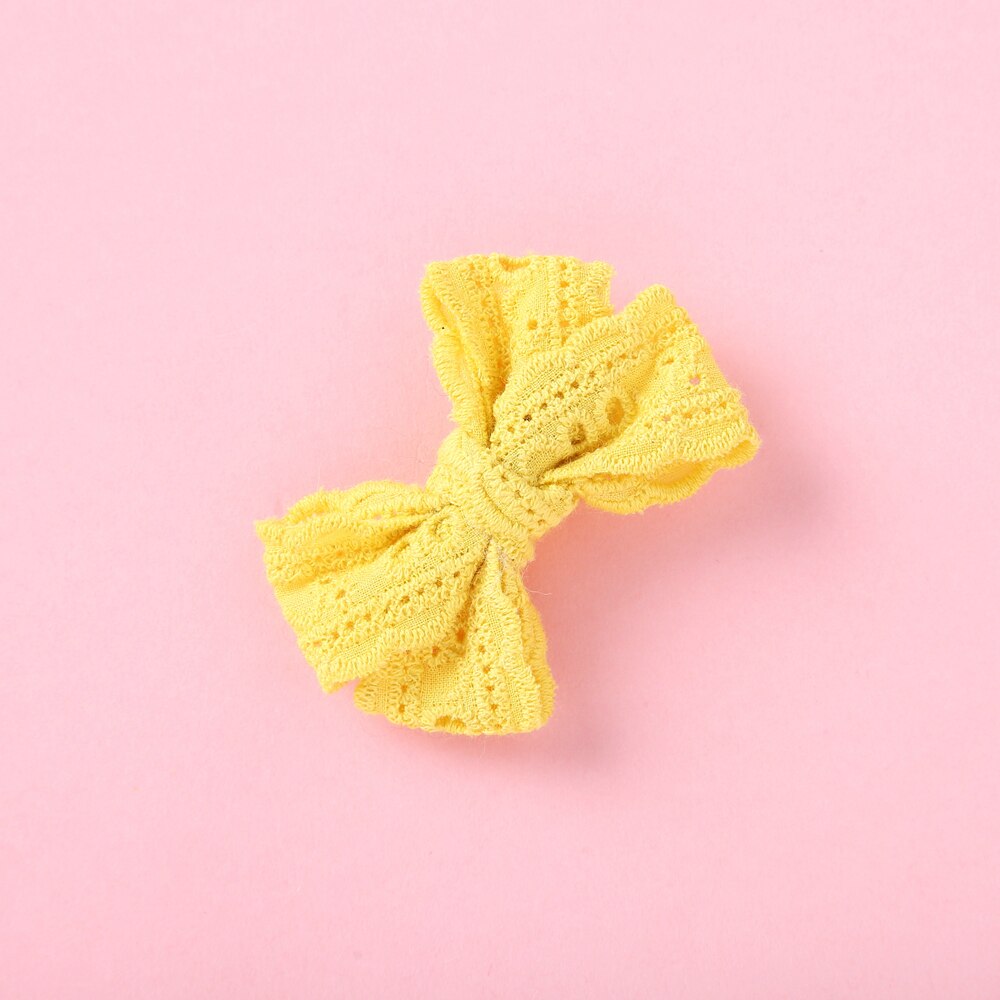 Baby Meisjes Ribbon Hair Bows Met Clip Handgemaakte Baret Bohemian Haarspelden Hoofddeksels Koreaanse Kinderen Haar Accessoires Voor Meisjes: NSFB-9835-C5A6HAN