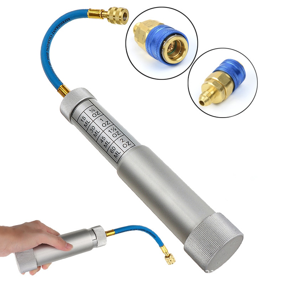 Car Interior Oil Dye Injector AC Adapter Hand Turn Filler Injection