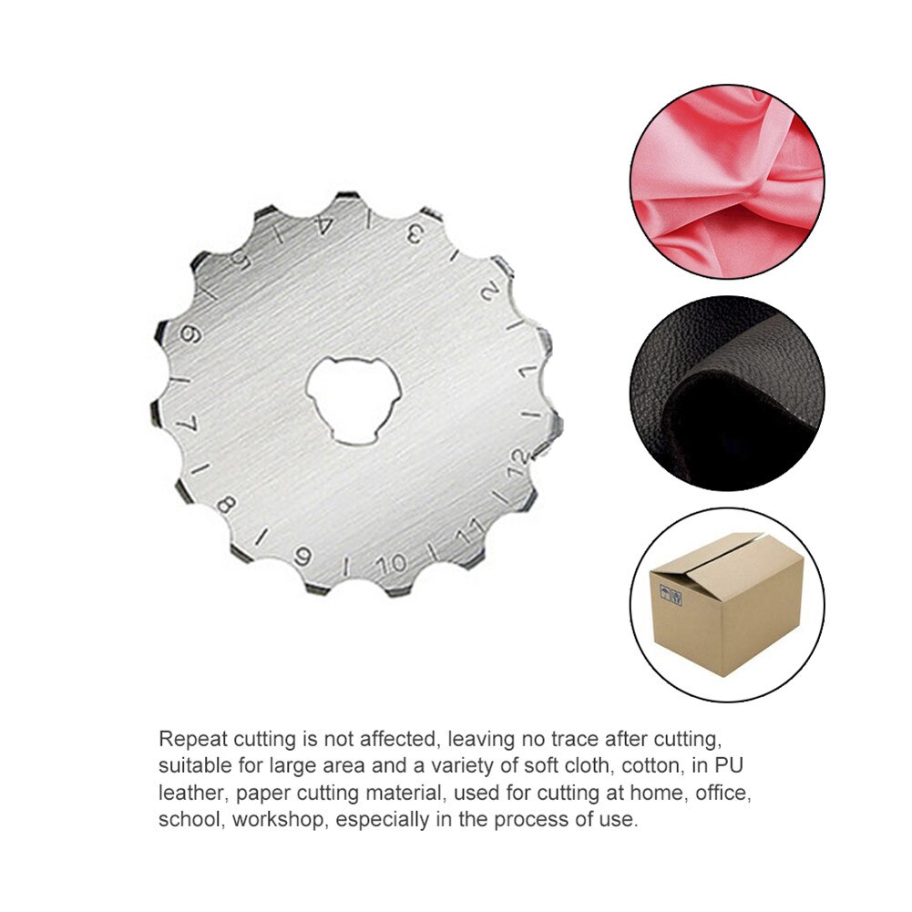 5/10/15 PCS 45 mm Rotary Blades Paper Cutter Knitting Circular Cutting Patchwork Leather Crafts Rotary Cutter Replacement