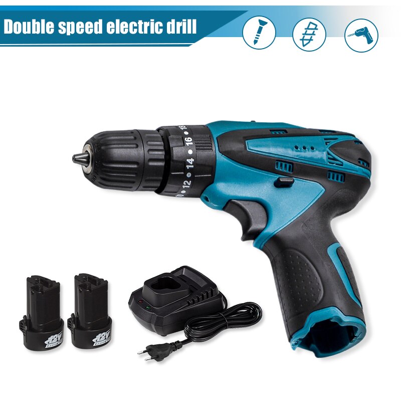 12V Electric Drill Cordless Screwdriver Lithium Battery 32N.m Torque Mini Drill Cordless Screwdriver Power Tools Cordless Drill