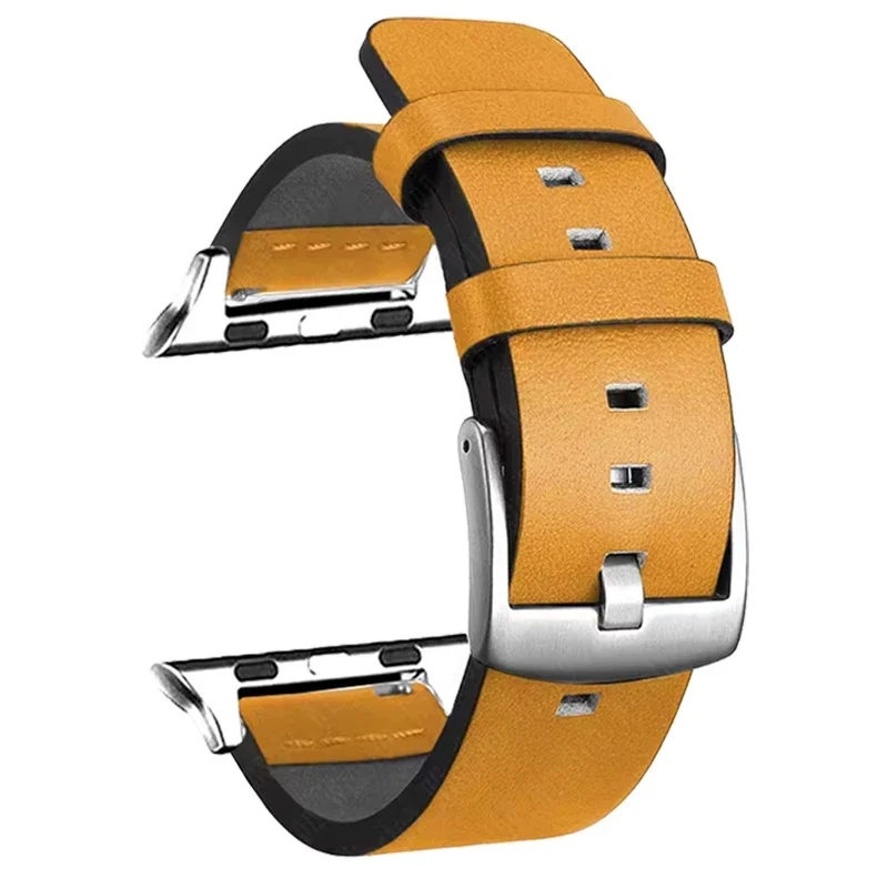 Leren band voor Apple Watch Band Ultra 2 49 mm 46 mm 45 mm 44 mm 42 mm Sport ademende band IWatch-serie 10 9 8 7 6 5 4 SE 3: SMOKEY MAUVE / 14mm