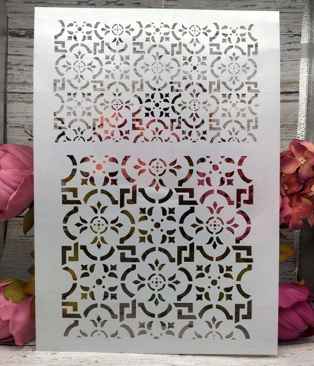 Stencil Bordure Rose - Mondo Fai Da Te - Foto 13