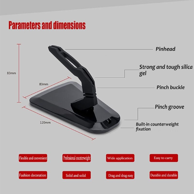 Muis bungee draad houder gaming muis snoer clip management fixer houder