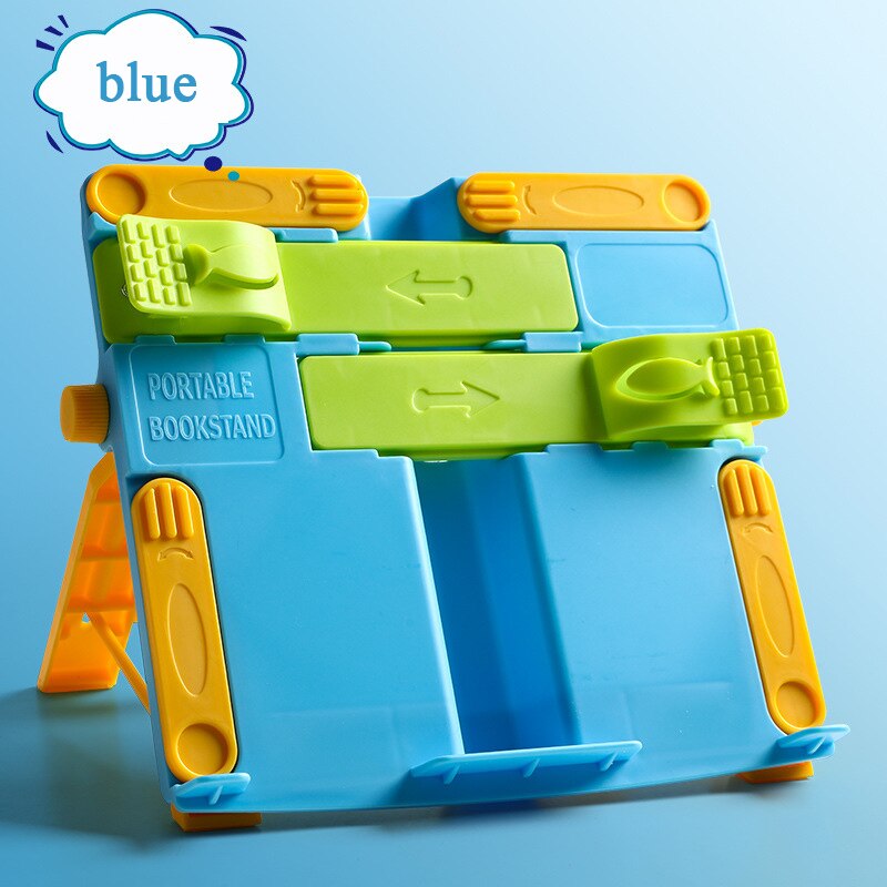 Book Stand Holder Portable Foldable Bookends Bookstand Reading Support For Student Children Writing Bracket Office Accessories: Color 2