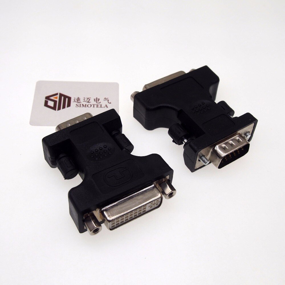 DVI to VGA adapter DVI 24+5 female to VGA 15p male Graphics display interface Conversion plug