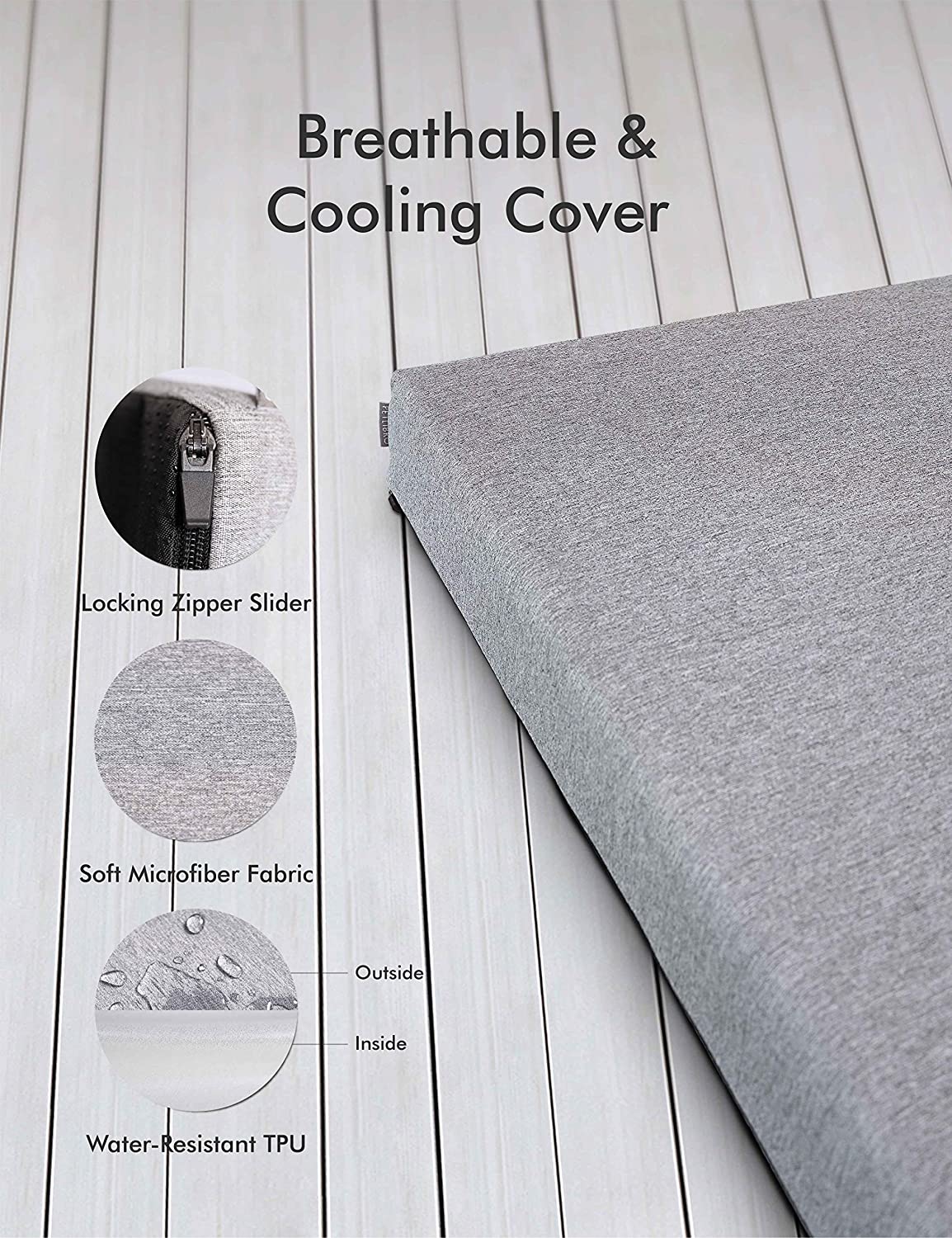 Dog Bed for Crate, Memory Foam Dog Crate Bed 35"x 22" Large Dog Bed Orthopedic Plush Mattress for Therapeutic Joint&Muscle Bed