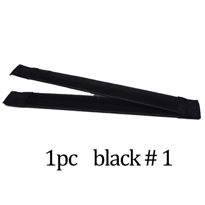 1 pc magiska hår styling fläta syntetiska peruk hår munk flickor kvinnor franska twist diy hårband band bun maker hår tillbehör: 1b