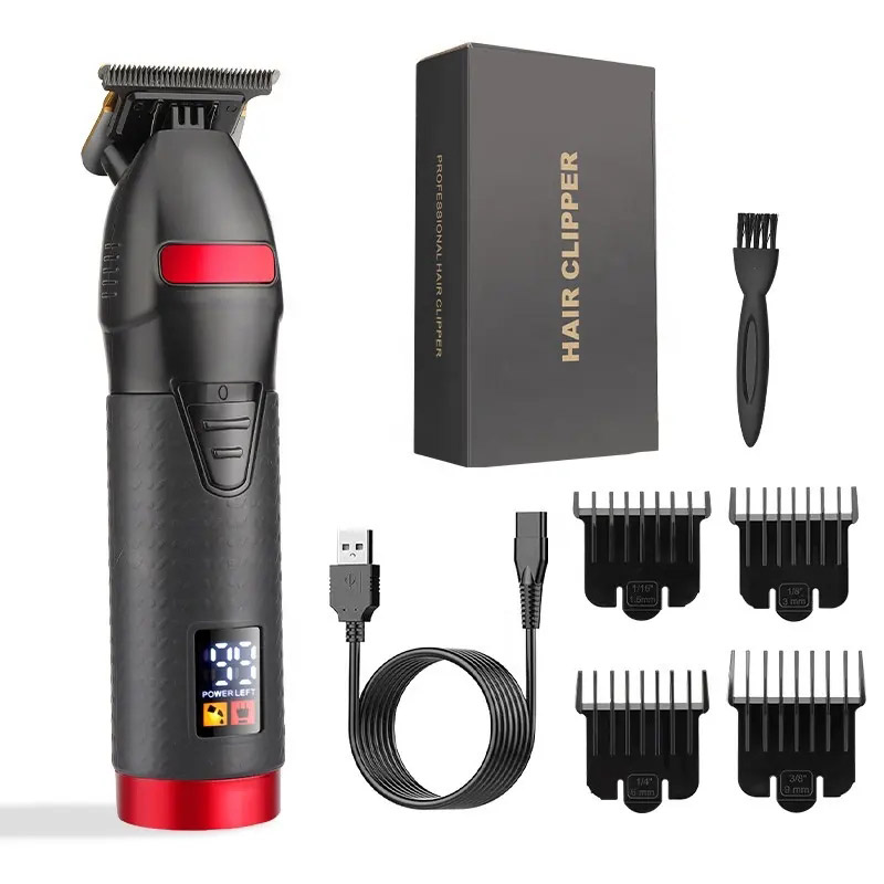0 mm Null Professioneller Haarschneider für Männer, Bart- und Haarschneidemaschine, elektrisch, Profi Barbier, kabellose Haarschneidemaschine, wiederaufladbar: verrotten
