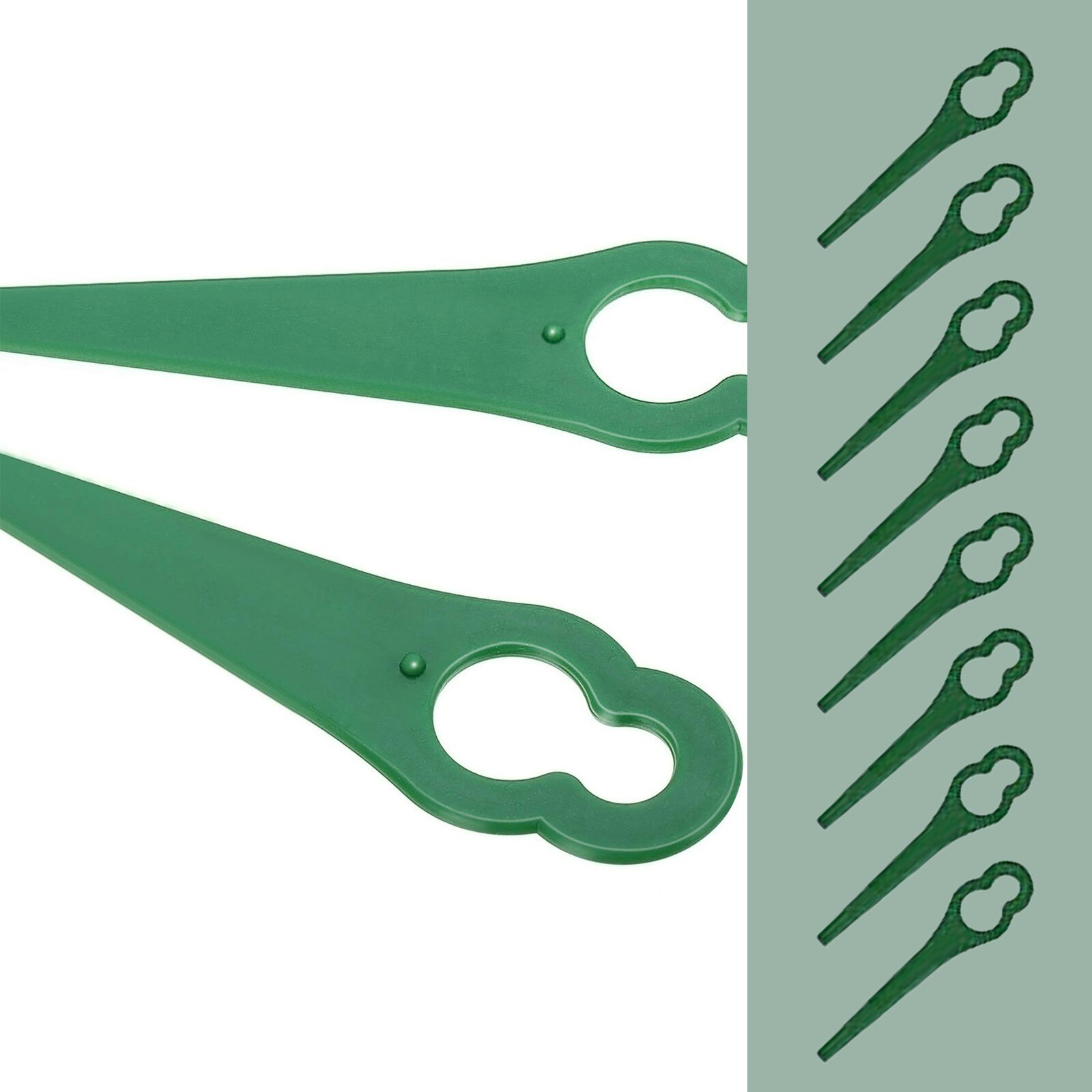 100/200pcs Plastic Blades Trimmer Head Blades Replacement Cut Blade For Stihl PolyCut 2-2 Lawn Mower Garden Accessories