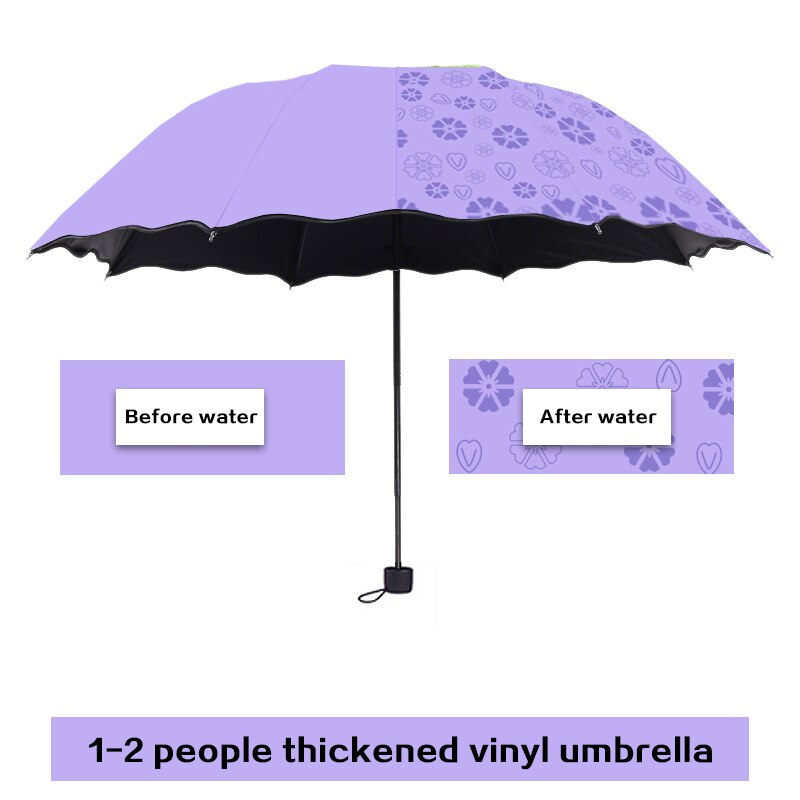6 Kleuren Bloesem Paraplu Anti-Uv Waterdichte Draagbare Reizen Paraplu Mode Opvouwbare Paraplu Regen Vrouwen Mannen Pocket Parasol