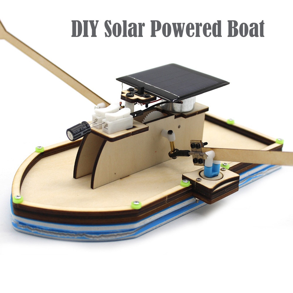 DIY Solar Powered Boot Modell Roboter Paddel Boot Schiff Wissenschaft Experiment Hände-auf Boot Kid Pädagogisches Spielzeug Kit