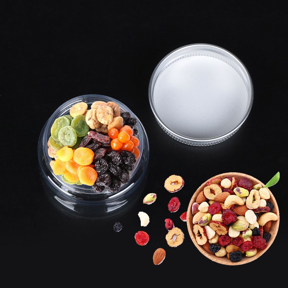1PC Aluminum Cover Storage Box Transparent Plastic Tin Bottle Empty Jar Cosmetic Lip Balm Container Oil Wax Tin Pot